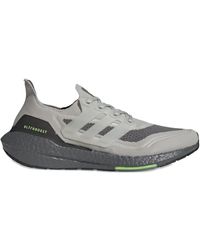 adidas - Ultraboost 21 "grey Volt" スニーカー - Lyst