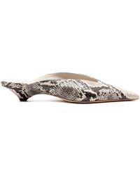 Vic Matié - Python Print Mules - Lyst