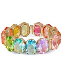 Roxanne Assoulin - Simply Rainbow Crystal-embellished Bracelet - Lyst