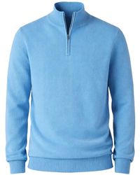 MC2 Saint Barth - Jermyn Ribbed-Trim Zip Sweater - Lyst
