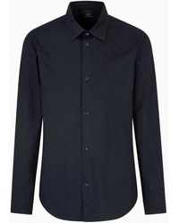 ARMANI EXCHANGE - Katoenen Overhemd - Lyst