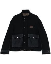 Emporio Armani - Chaqueta Con Bolsillos De Parche - Lyst