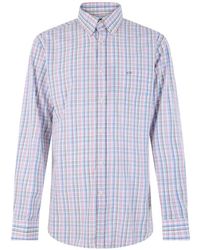 Paul & Shark - Checked Long-Sleeve Shirt - Lyst