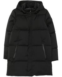 SERGIO MORETTI FIRENZE - Hooded Padded Coat - Lyst