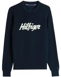 Tommy Hilfiger - Logo-Detail Sweater - Lyst