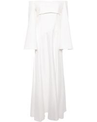Solace London - The Rina Off-Shoulder Gown - Lyst