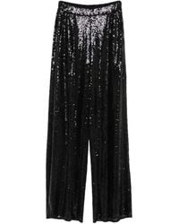 Amazuìn - Gal Sequins Wide-Leg Trousers - Lyst