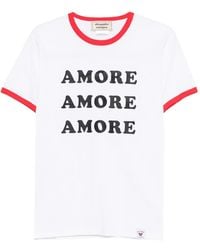 ALESSANDRO ENRIQUEZ - Amore-Print Top - Lyst
