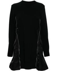 Sacai - Sponge Mini Dress - Lyst