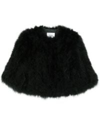 Yves Salomon - Feather-Embellished Jacket - Lyst