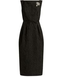 Erdem - Belted Sleeveless Dress - Lyst