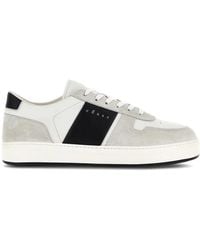 Hogan - Leather Sneakers With Logo - Lyst