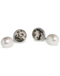 Completedworks - Orecchini Pendenti Con Agata - Lyst