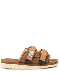 Suicoke - Flat Touch Strap Sandals - Lyst