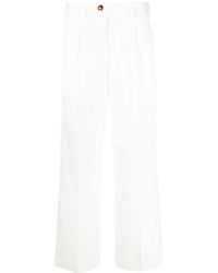 PT Torino - Straight-leg Cotton Trousers - Lyst