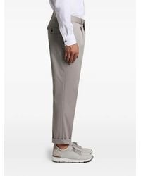 Peserico - Cuffed Pleated Trousers - Lyst