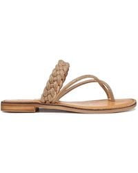 Geox - Maddalusia C Crystal-Embellished Braided Sandals - Lyst