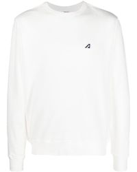 Autry - Embroidered-logo Long-sleeve T-shirt - Lyst