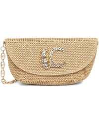Lola Casademunt - Woven Logo-Plaque Crossbody Bag - Lyst