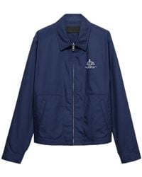 Prada - Jack Met Logo En Rits - Lyst