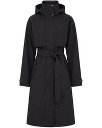 The Upside - James Hooded Trench Coat - Lyst