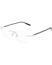 Montblanc - Rectangle Glasses - Lyst