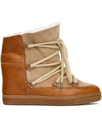 Isabel Marant - Nowles Suede Ankle Boots - Lyst