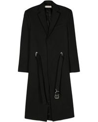 Y. Project - Belted Notched-lapels Coat - Lyst