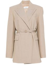 Sportmax - Belted Blazer - Lyst