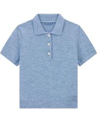 Guess - Ophelia Crystal-Embellished Polo Top - Lyst