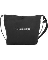 Ann Demeulemeester - Small Cotton Shoulder Bag - Lyst