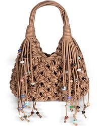 HIBOURAMA - Mini Vannifique Desert Stone Stone-Embellished Tote Bag - Lyst