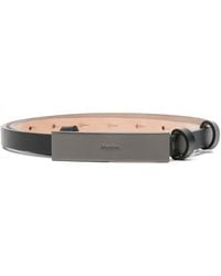 Max Mara - Cinturón De Piel - Lyst