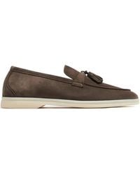SCAROSSO - Leandra Tassel-Suede Loafers - Lyst