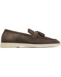 SCAROSSO - Leandra Tassel-Suede Loafers - Lyst