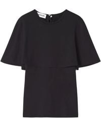 Lanvin - Cape-Effect T-Shirt - Lyst