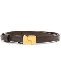 Soeur - Logo-Buckle Leather Belt - Lyst