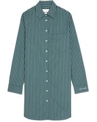 Zadig & Voltaire - Rorning Striped Long-Sleeve Shirt Mini Dress - Lyst