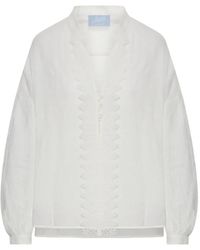The Seafarer - Blouse Lena À Détail En Dentelle - Lyst