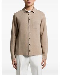 Peserico - Button-Up Chest-Pocket Shirt - Lyst