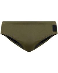 Balmain - Short De Bain À Patch Logo - Lyst