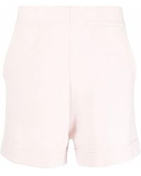 Allude - High-Waisted Knitted Shorts - Lyst