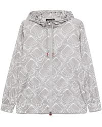 Kiton - Kapuzenjacke Mit Grafischem Print - Lyst