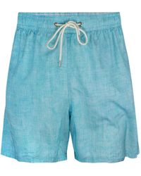 Paul & Shark - Logo-Plaque Swim Shorts - Lyst