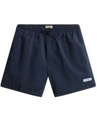 Woolrich - Garment-Dyed Swim Shorts - Lyst