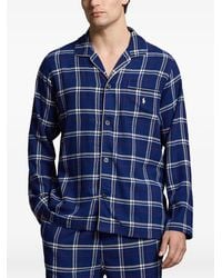 Polo Ralph Lauren - Plaid Flannel Sleep Set - Lyst