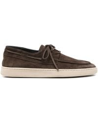 Officine Creative - Suede Boat Shoes - Lyst