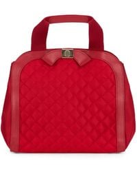 Moschino - Quilted Bow-Detail Tote Bag - Lyst