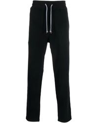Brunello Cucinelli - Straight-Leg Cotton Track Pants - Lyst