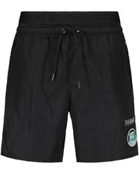 Iceberg - Logo-Waistband Drawstring Swim Shorts - Lyst